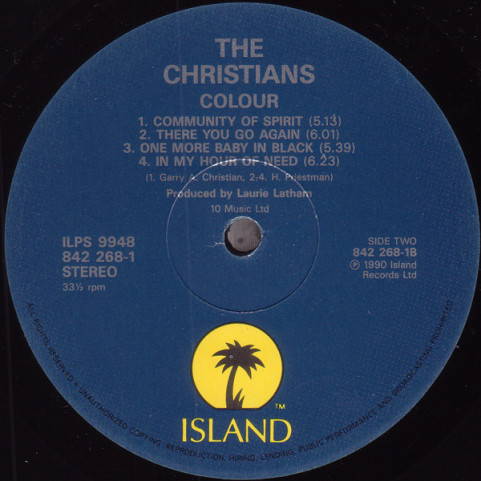 Christians, The - Colour (1990) [1LP]