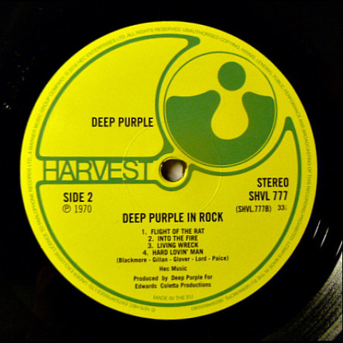 Deep Purple - Deep Purple In Rock (2016) [1LP] 180g