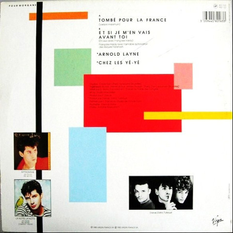 Etienne Daho - Tombé Pour La France (1985) [12"]
