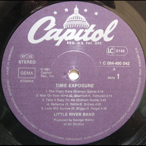 Little River Band - Time Exposure (1981) [1LP]