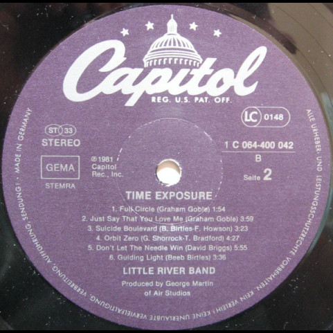 Little River Band - Time Exposure (1981) [1LP]
