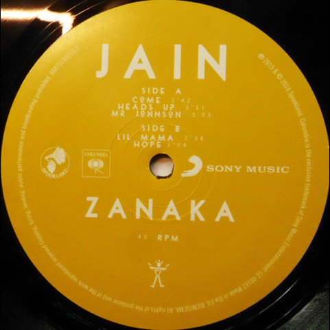 Jain (3) - Zanaka (2016) [12"]