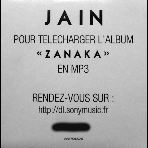 Jain (3) - Zanaka (2016) [12"]