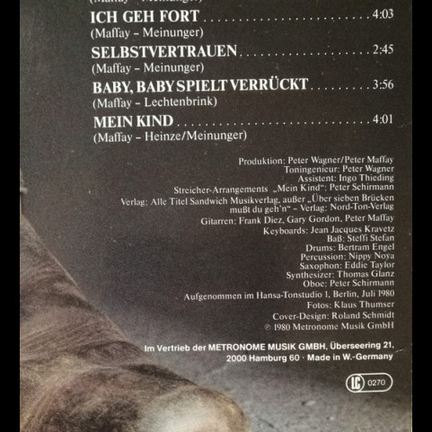 Peter Maffay - Revanche (1980) [1LP]