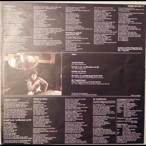 Stefan Waggershausen - Touché D'amour  (1985) [1LP]