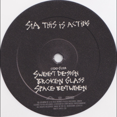Sia - This Is Acting (2016) [1LP]