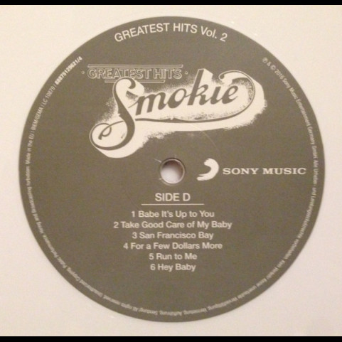 Smokie - Greatest Hits Vol.1 & Vol.2 (2016) [2LP]