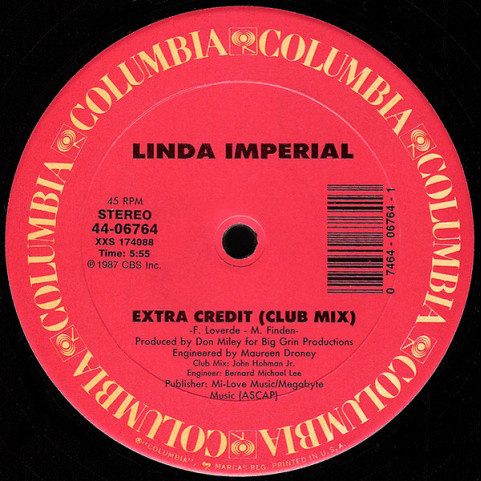 Linda Imperial - Extra Credit (1987) [12"]
