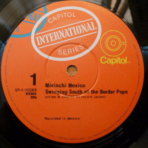Mariachi México de Pepe Villa - Swinging South Of The Border Pops Actually Recorded In Mexico [1LP]