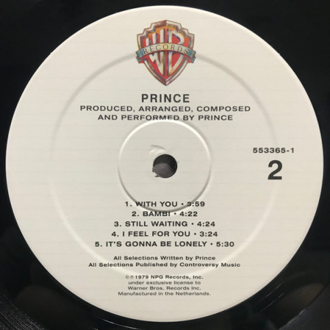 Prince - Prince (2016) [1LP]