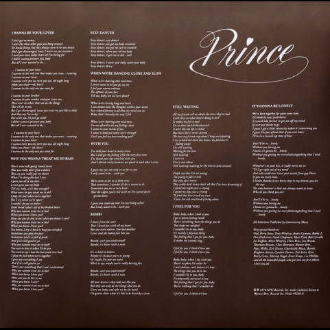 Prince - Prince (2016) [1LP]