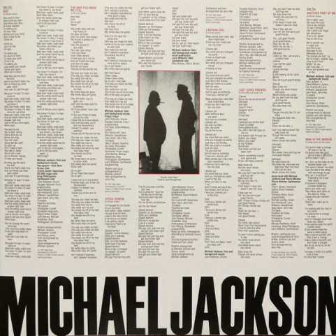 Michael Jackson - Bad (2016) [1LP] 180g