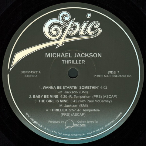 Michael Jackson - Thriller (2016) [1LP]