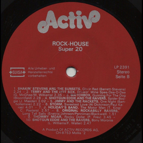 Various - Rock House Super 20 [1LP]