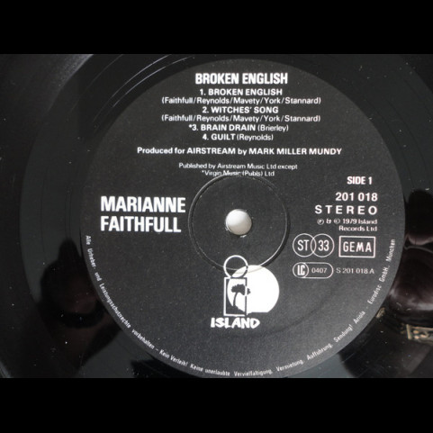 Marianne Faithfull - Broken English (1979) [1LP]