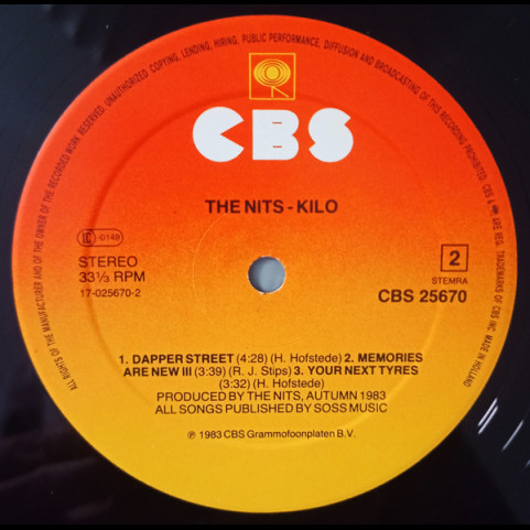 Nits, The - Kilo (1983) [1LP]