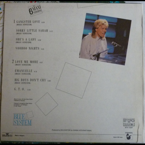 Blue System - Walking On A Rainbow (1988) [1LP]