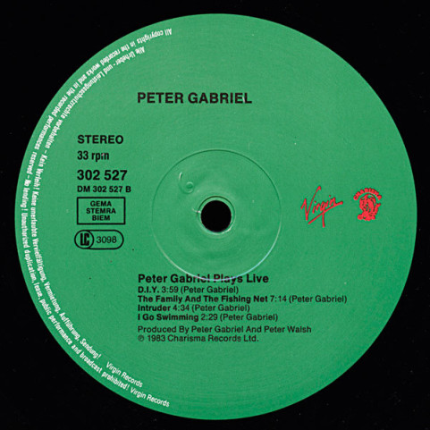 Peter Gabriel - Plays Live [2LP]