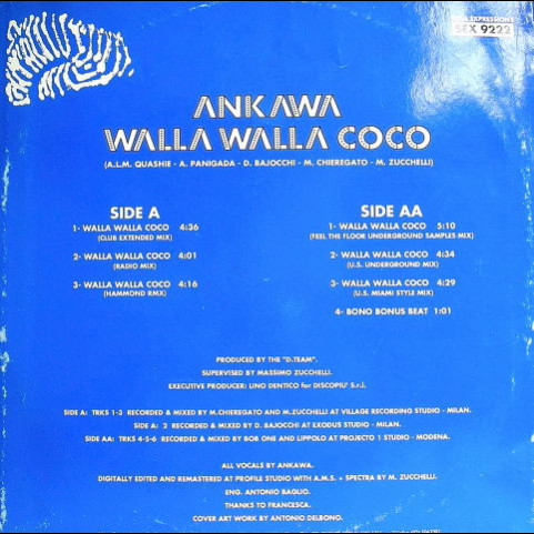 Ankawa - Walla Walla Coco (1993) [12"]