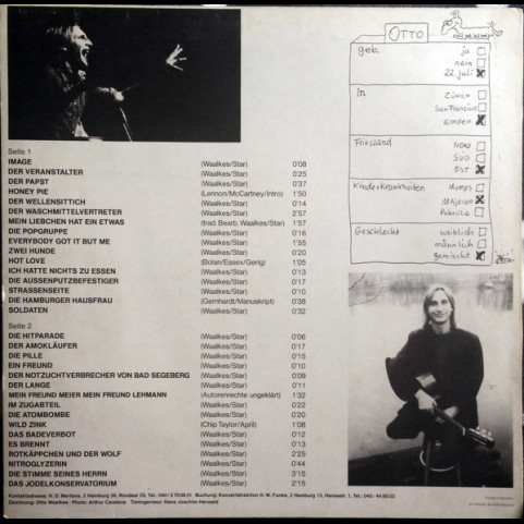 Otto Waalkes - (Die Zweite) (1974) [1LP]