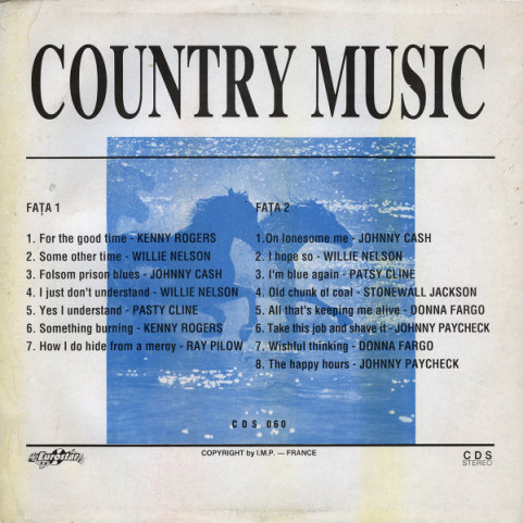 Various - Country Music (1993) [1LP]