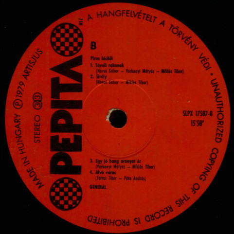 General (2) - Piros Bicikli (1979) [1LP]