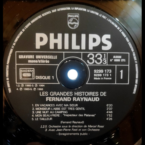 Fernand Raynaud - Ses Grandes Histoires  [2LP]