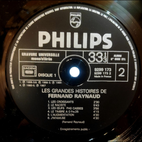 Fernand Raynaud - Ses Grandes Histoires  [2LP]