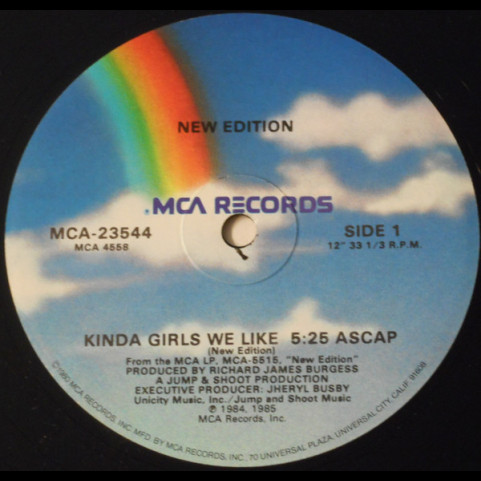 New Edition - Kinda Girls We Like (1985) [12"]