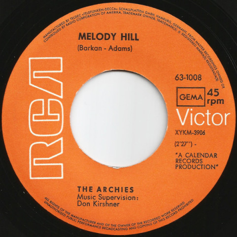 Archies, The - Sugar Sugar (1969) [7"]