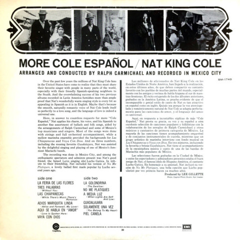 Nat King Cole - More Cole Español [1LP]