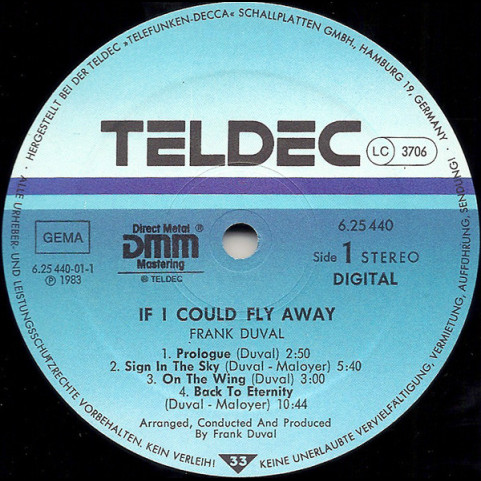 Frank Duval - If I Could Fly Away (1983) [1LP]