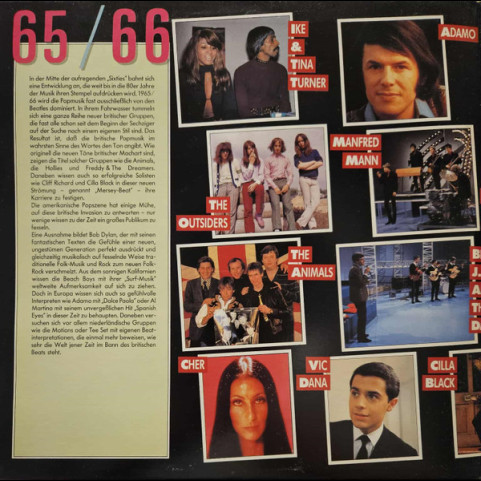 Various - 25 Jahre Internationale Popmusik - 1965/1966 (1989) [2LP]
