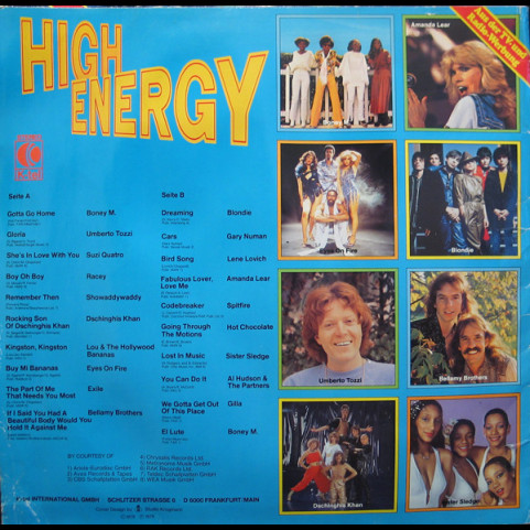 Various - High Energy (Top-Hits '80) (1979) [1LP]
