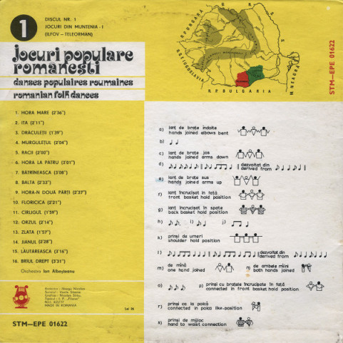 Orchestra Ion Albeșteanu - Jocuri Populare Din Muntenia (I) (Ilfov, Teleorman) (1980) [1LP]