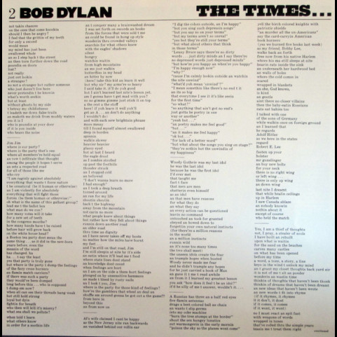 Bob Dylan - The Times They Are A-Changin' (2016) [1LP] 180g