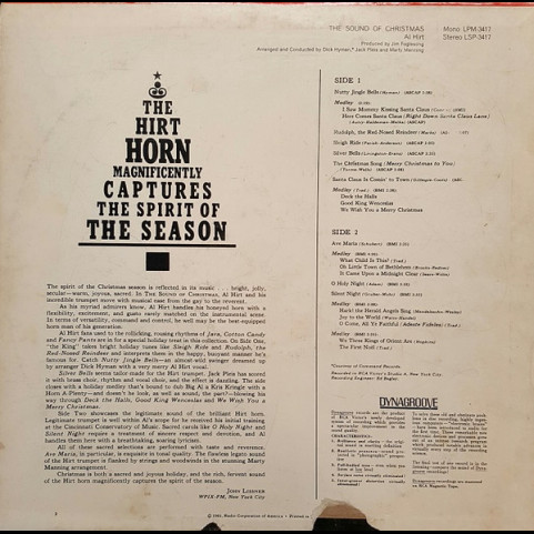Al Hirt - The Sound Of Christmas (1965) [1LP]