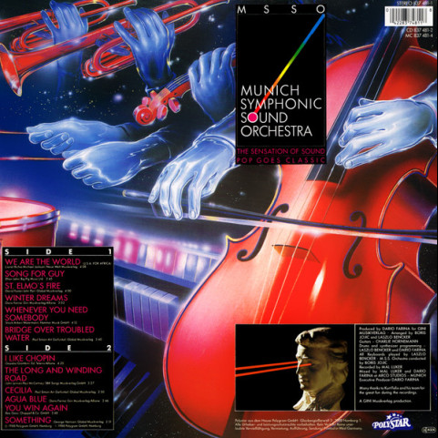 Munich Symphonic Sound Orchestra - The Sensation Of Sound - Pop Goes Classic (1988) [1LP]