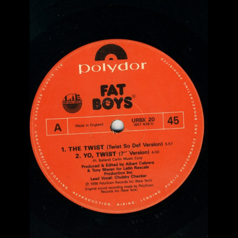 Fat Boys - The Twist (1988) [12"]