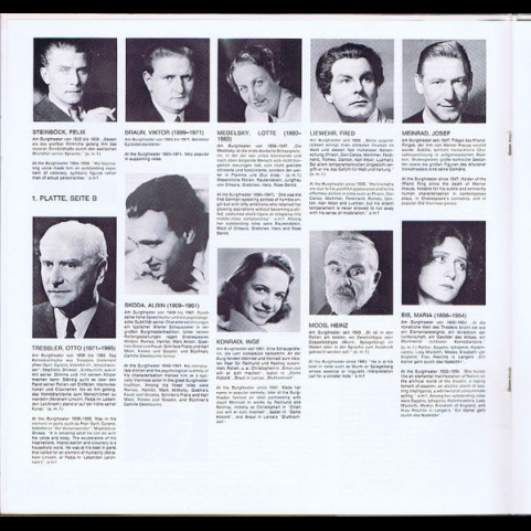 Paula Wessely, Attila Hörbiger, Ewald Balser, Josef Meinrad - Burgtheater 1776-1976  Berühmte Stimmen (1976) [2LP]