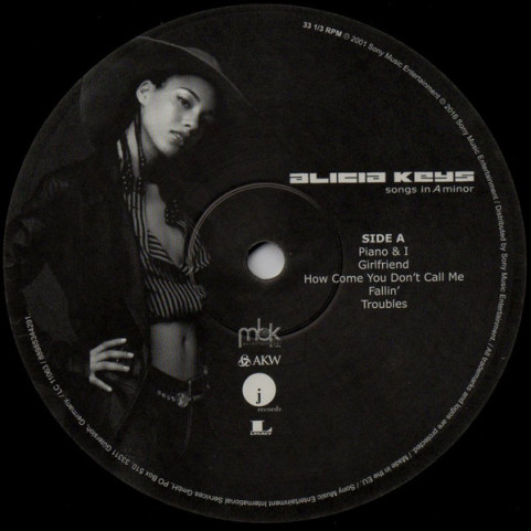 Alicia Keys - Songs In A Minor (2016) [2LP] 180g