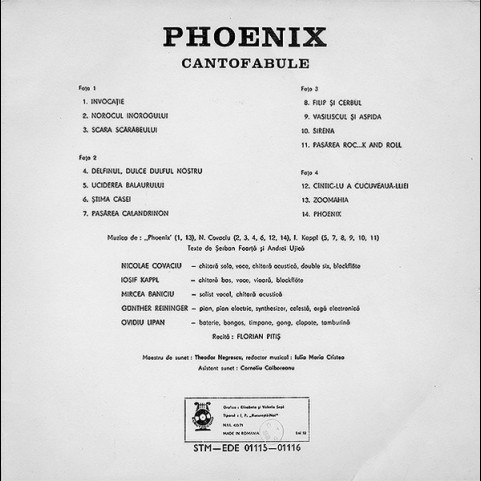 Phoenix (23) - Cantofabule (1975) [2LP]