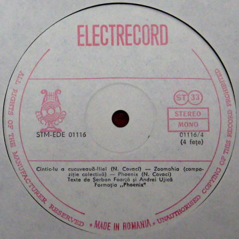 Phoenix (23) - Cantofabule (1975) [2LP]