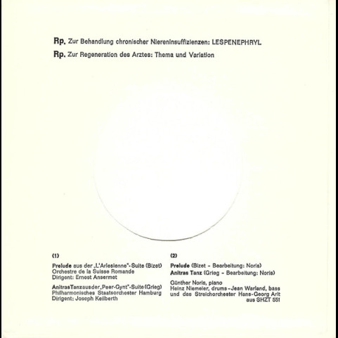 Günter Noris Und Hans-Georg Arlt Mit Seinem Großen Streichorchester - Thema Und Variation [7"]