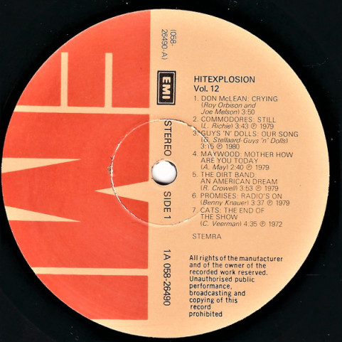 Various - Hit Explosion Vol. 12 (1980) [1LP]