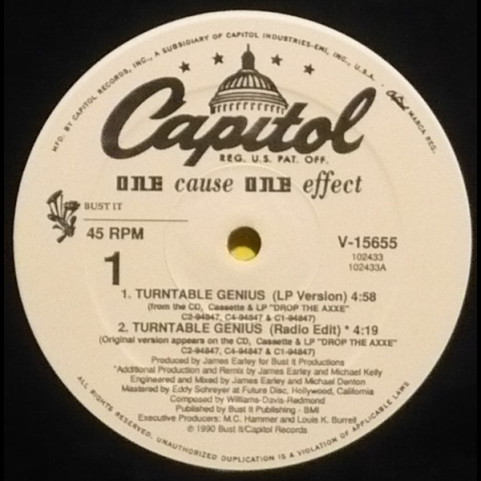 One Cause One Effect - Turntable Genius (1990) [12"]