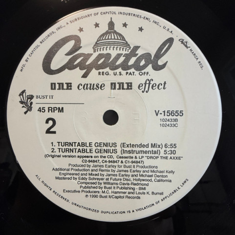 One Cause One Effect - Turntable Genius (1990) [12"]
