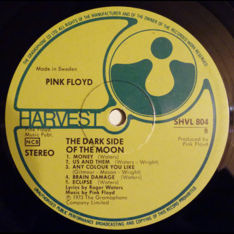 Pink Floyd - The Dark Side Of The Moon (1973) [1LP]