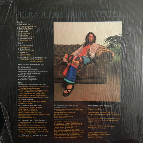 Flora Purim - Stories To Tell (1974) [1LP]