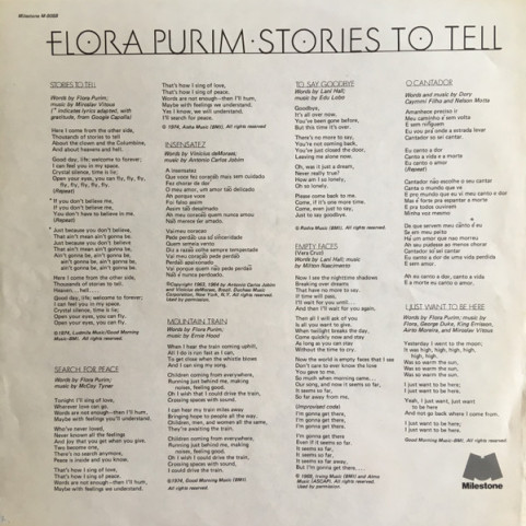 Flora Purim - Stories To Tell (1974) [1LP]